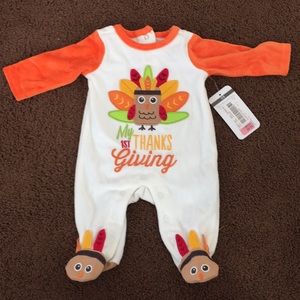Thanksgiving Newborn Onesie! Adorable baby footie